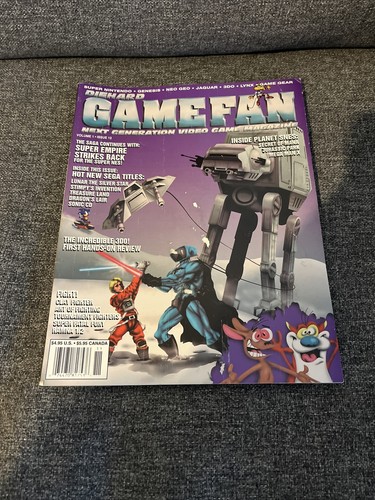 Revista Diehard Gamefan Vol 1 Número 12 Empire Strikes Back - Imagen 1 de 4