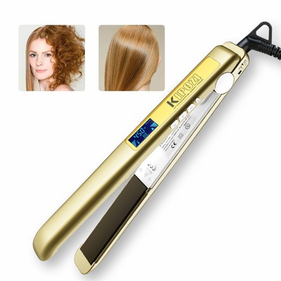 Straightener 2 In 1 Nano Titanium Flat Irons Curling Iron For