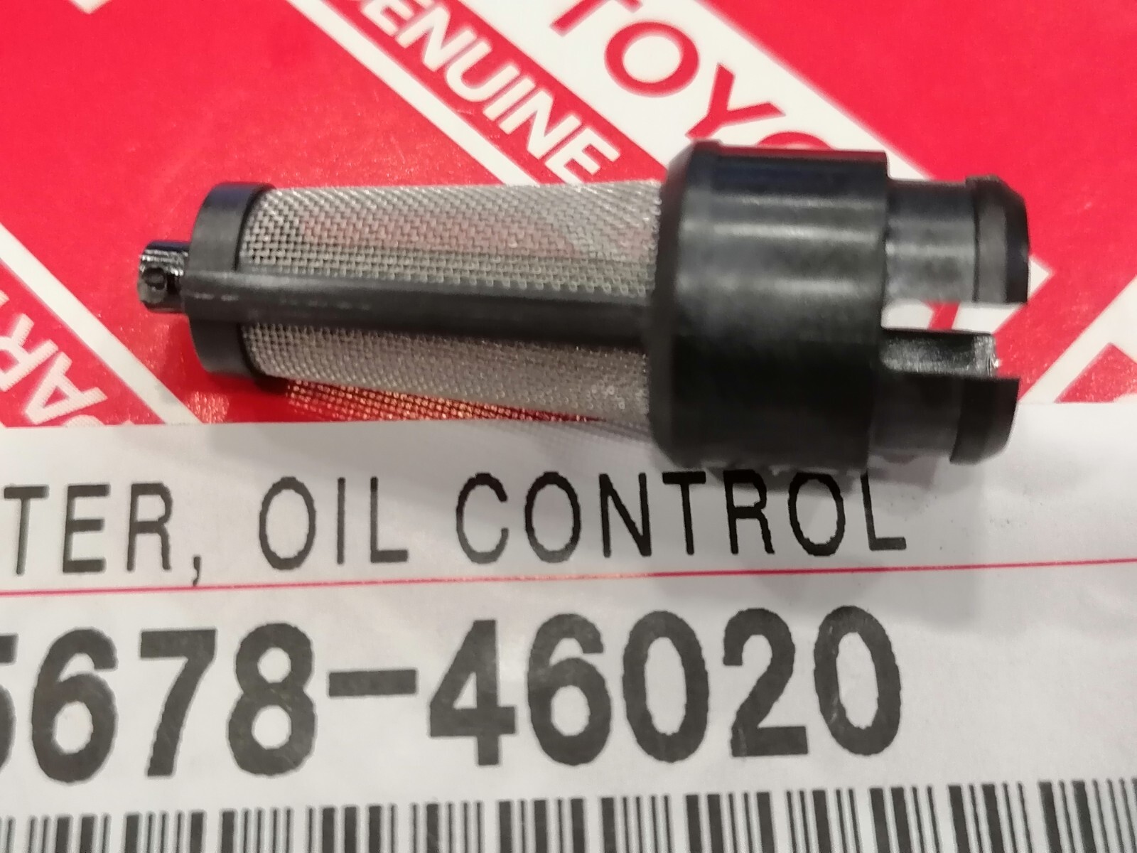 1567846020 NEW GENUINE FOR TOYOTA OIL CONTROL VALVE FILTER OEM 15678