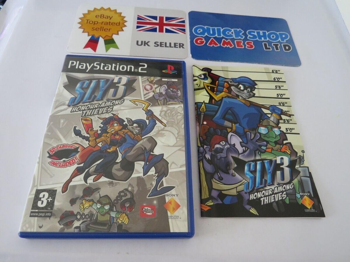  Sly 3 Honor Among Thieves - PlayStation 2 : Unknown: Video Games