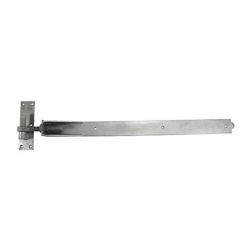 ADJUSTABLE GATE HINGE HOOK & BAND HINGES GATE SHED DOOR STABLE BLACK GALV 14-48" - Picture 2 of 7
