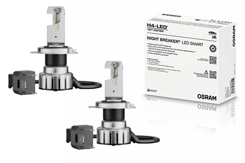 OSRAM NIGHT BREAKER LED SMART H4 64193DWNBSM SET Blanco frío Coche y moto - Imagen 1 de 5