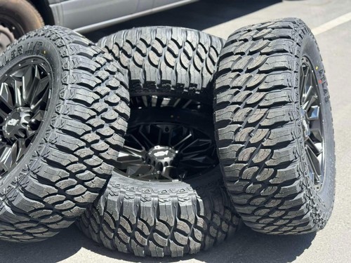 20" Wheels 8 lug Rims 35" M/T Tires 8x170 Ford F-250 F-350 Superduty F250 F350 - Picture 9 of 17