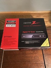 Zenith Model DTT901 Digital TV Tuner Converter Box With Remote W/ original box