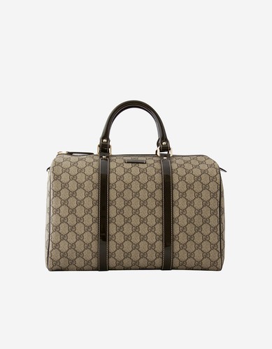 Gucci Top Handle Stripe GG Monogram Boston Bowler Speedy Bag – Mint Market