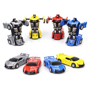 Toys Robot Car Transformers For Kids Toys Cool Blue Cars Toy Xmas Gift Present