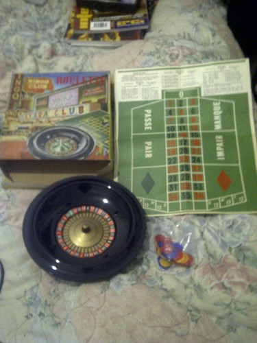 Vintage American Roulette Game Las Vegas Style Game *Counters Still Sealed*
