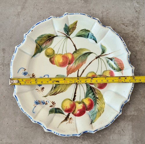 Vintage GBV Nove (Italian) Ceramic Plate - Tin Glaze c.1900 - Picture 2 of 5