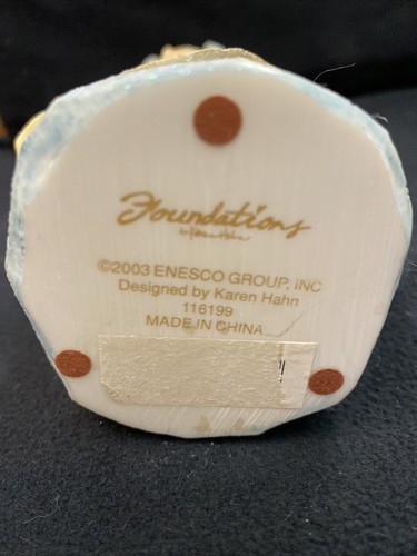 2003 Enesco Foundations Inspirational Karen Hahn "CHILDRENS ANGEL" #116199 EC - Picture 4 of 10