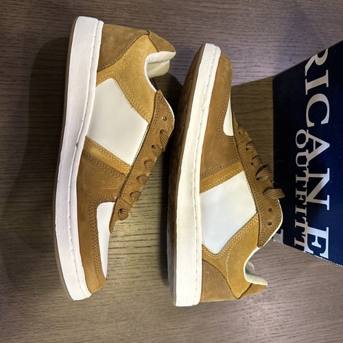 American Eagle Jump Lo Herren-Sneaker Größe 9 braun und weiß neu im Karton! - Bild 9 von 17