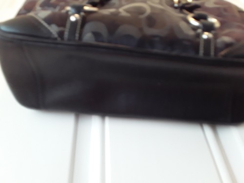 CARTERA DELANTERA GALERÍA NEGRA/gris firma coach #f0849-f13053 p841 - Imagen 10 de 10