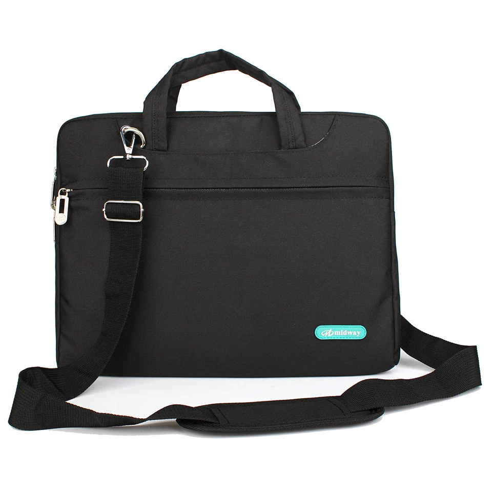 Laptop Bag Waterproof Zipper Multi Pocket Messenger Bag fr Macbook Air/Pro M1/M2 - Image 4 of 4