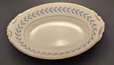 Vegetable Serving Bowl Old Ivory Syracuse Sherwood China Blue Laurel Leaf