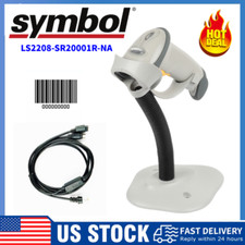 Symbol LS2208-SR20001R-NA Handheld 1D Barcode Scanner Reader With USB Cable NEW