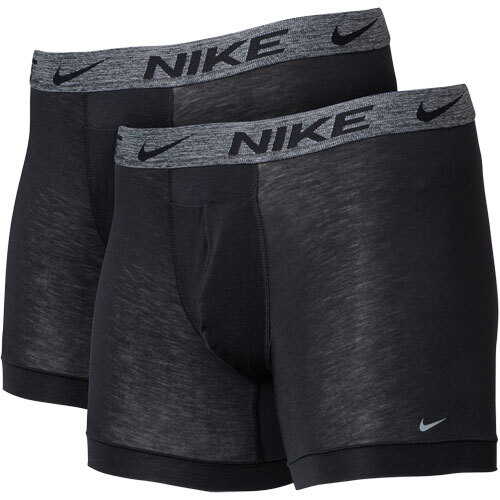 Herren Nike 2er-Pack Dri-FIT ReLuxe Boxershorts Gr. M-XL TARNFARBEN blau/grau Swoosh - Bild 6 von 11