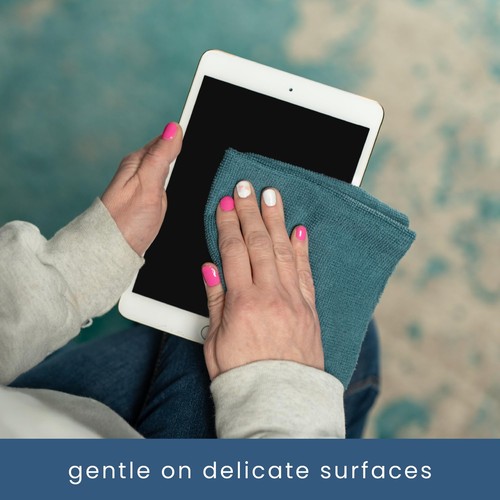 100 Pack Microfiber Cleaning Cloth Edgeless Bulk Microfiber Towel For Home Reusa - Picture 3 of 6