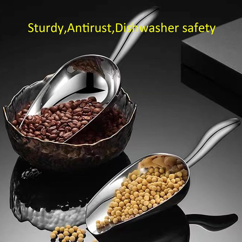 Stainless Steel Ice Scoop for Freezer - Small Machine,Small Metal Food Scoops OZ - Picture 5 of 12