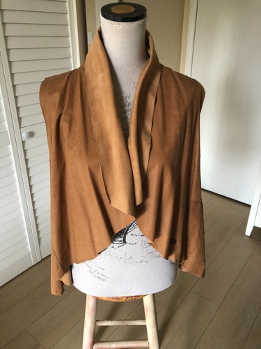 Neu mit Etikett Cardon Wildlederweste braun Gr. M - Bild 4 von 9