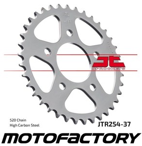 37T JT REAR SPROCKET FITS HONDA CBF250 2004-2006 37T JT REAR SPROCKET FITS HONDA CBF250 2004-2006