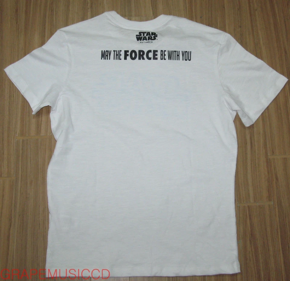 STAR WARS STARWARS EXO SPAO T-POT OFFICIAL WHITE LUMINOUS T-SHIRT NEW - Image 2 of 3