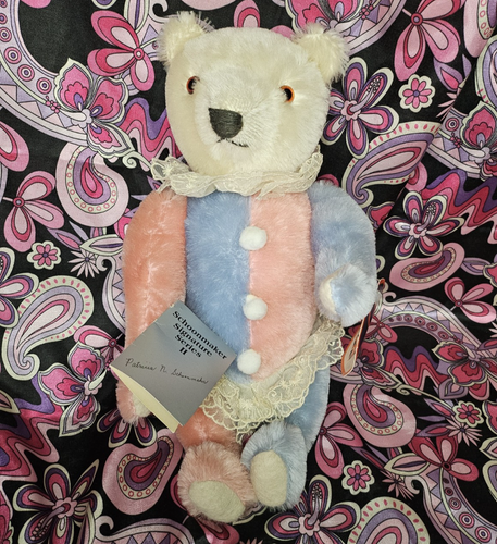 WOW 16" MOHAIR CLOWN BEAR 🐻 Schooenmaker Deans Childplay COTTON CANDY 76/2500 - Picture 2 of 21