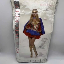 New Be Wicked Hero Girl Sexy Costume - Size S/M