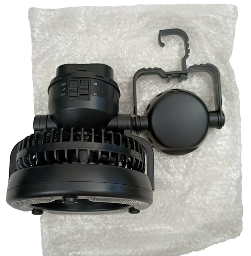 Tragbarer Zelt Ventilator LED Licht Lampe Camping 2 in 1 Wandern Outdoor Ausrüstung - O/B - Bild 10 von 10