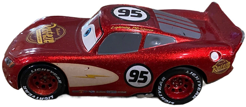 Disney Pixar Cars 11" Lightning McQueen Rusteze Mattel 2016 y McQueen Pull-Back - Imagen 10 de 12