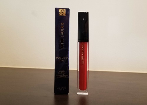 Brillo de labios besable Estee Lauder Wicked Gleam Red Pure Envy #307  - Imagen 1 de 3