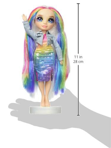 Rainbow High Amaya Regenbogen mit Schleim Kit & Haustier 11" Schimmer Einweg Mode D... - Bild 3 von 8