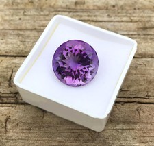 11MM ROUND CUT 1Piece AAA QUALITY NATURAL AMETHYST PURPLE LOOSE GEMSTONE