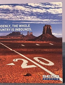 NFL 2K1 (Sega Dreamcast) - Postcard Promo Randy Moss Warrick Dunn Terrell Owens