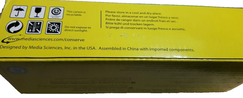 Toner amarelo Media Sciences para Xerox Phaser 6130 (novo na caixa) - Imagem 3 de 4