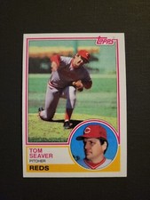 1983 Topps Tom Seaver #580 Cincinnati Reds HOF A11c