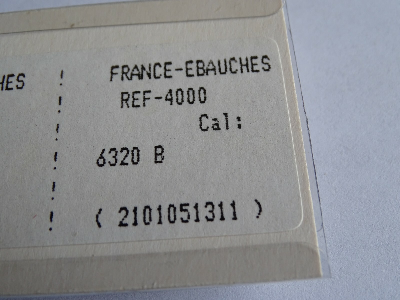Pièce De Mouvement D'horlogerie ETA - Circuit 960.111 - Part 4000 - Neuf Sans étiquette