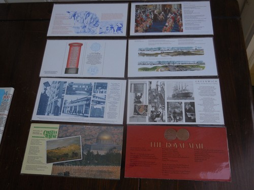 Royal Mail Mint Stamps lot of 8 different cards stamps ,edition 1984,lot#14 - Picture 6 of 10