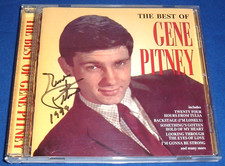 THE BEST OF GENE PITNEY..HAND SIGNED / AUTOGRAPHED & DATED..CD EX