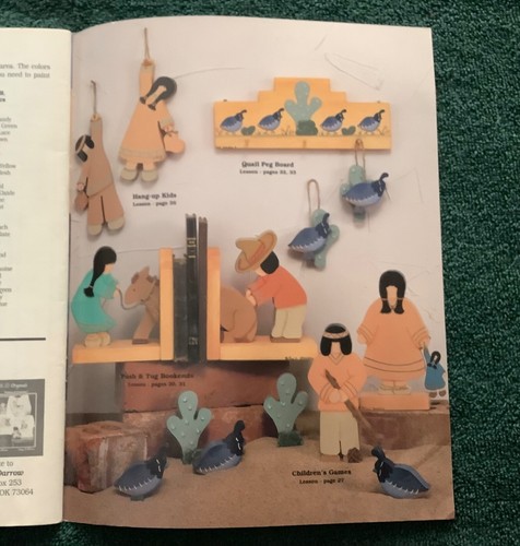 Lot of 3 SOUTHWEST Tumbleweed Fabric Wood Tole Painting Pattern Instruction Book - Picture 13 of 24