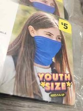 Go-Cool Youth Face Cover Lot Of 2 BLACK Cooling 3-In-1 Face, Gaiter  Headband