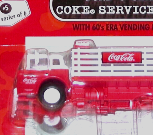 RTR 1/87=HO ATHEARN COCA-COLA FORD C-COKE SERVICE STAKEBED TRUCK W/2@ VENDING - Picture 4 of 6