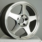 4 PCS  ROTA WHEEL SLIPSTREAM  17X8 5X114.3 35  FULL POLISH GM