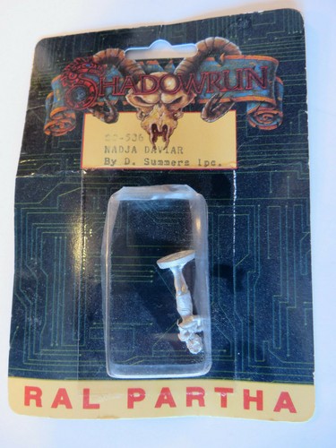 Ral Partha Shadowrun Nadja Daviar Mujer Metal Nuevo Paquete Blister Pre Slotta Nuevo en Caja - Imagen 1 de 3