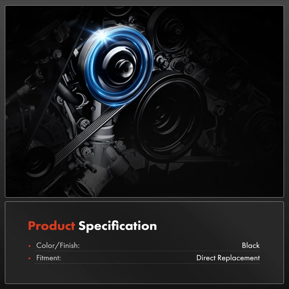 Engine Harmonic Balancer for Buick Regal 88-93 Chevy Pontiac Oldsmobile Cadillac - Image 3 of 4