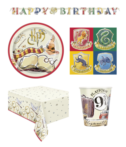 Decoraciones de fiesta de Harry Potter incluyendo platos/tazas/serpientes/mantel - Imagen 18 de 23