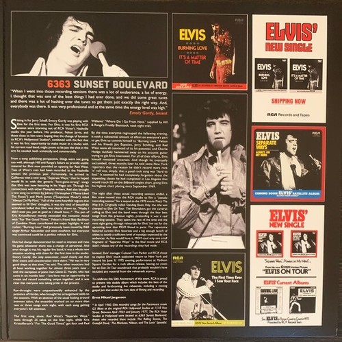 ELVIS PRESLEY LP x 2 Burning Love DBL VINYL - RECORD STORE DAY 23 RCA Rehearsals - Picture 7 of 12