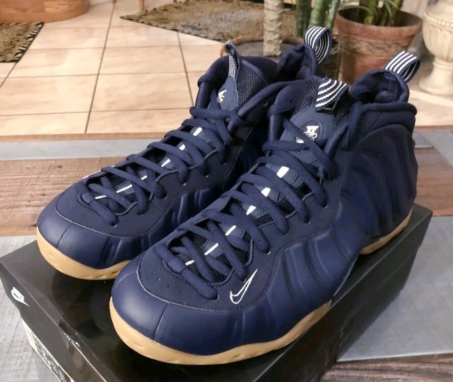 2019 Nike AIR FOAMPOSITE Sz 13 NAVY GUM 314996 405 AUTHENTIC 2019 Nike AIR FOAMPOSITE Sz 13 NAVY GUM 314996 405 AUTHENTIC
