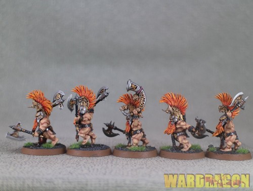 Warhammer AOS WDS painted Fyreslayers VULKITE BERZERKERS y29 - Picture 5 of 17