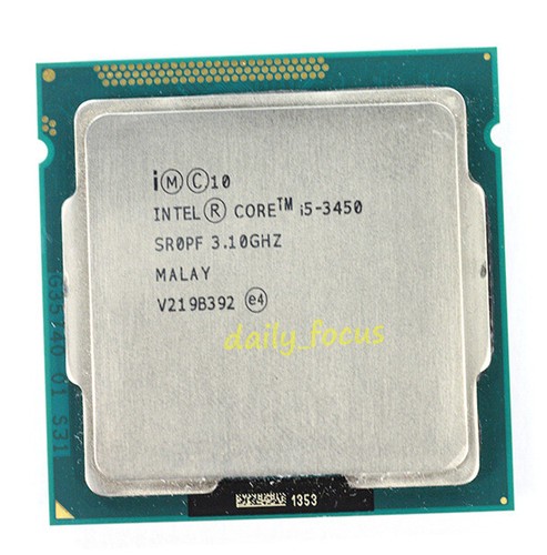 Intel Core i5-3450 3.1 GHz LGA1155 4 cores 4 threads SR0PF CPU Processor 6 MB - Picture 1 of 4