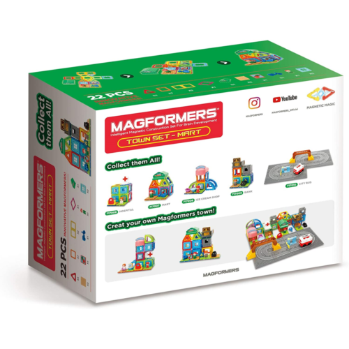 Magformers Town Minimarket Set Magnetic Building Blocks With Play Character - Picture 3 of 5