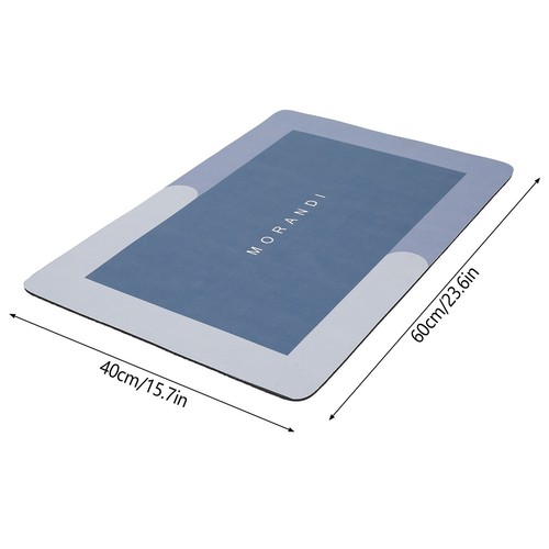 40x60cm Bathroom Mat Super Water Absorbent Bathroom Rug Non-Slip Soft LVI - Picture 9 of 15